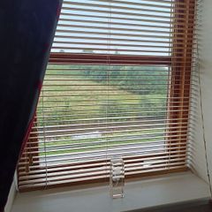 wooden blinds