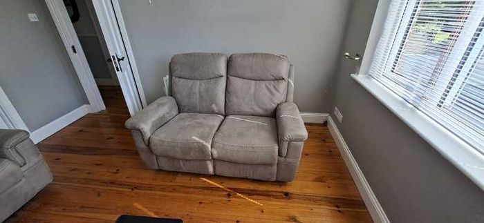 2 two seater recliner sofas