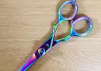 Professional hair scissors stainless steel (Multi Color)