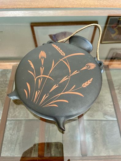 Vintage Mid Century Wormser Terra Sigillata Ceramic Hanging Wall Vase West Germany