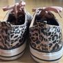 Leopard print converse style shoes Image 3