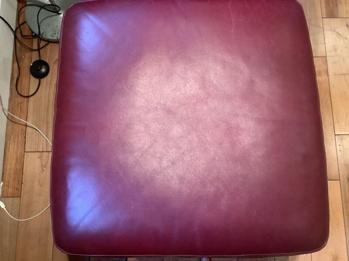 Leather corner couch