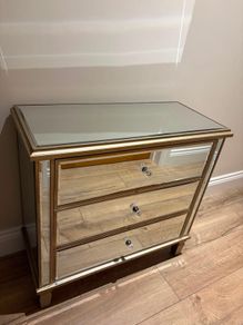 Mirror Glass Bedroom Furniture