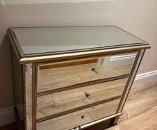 Mirror Glass Bedroom Furniture