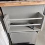 Kitchen Trolley Island With Wheels Grey Image 3
