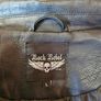 black leather jacket with studs Image 7