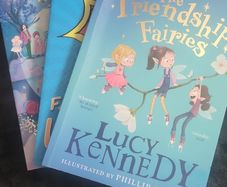 blue kids adventure fiction books!