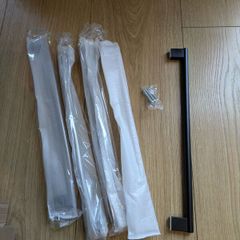 4 black cupboard handles brand new