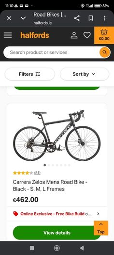 Carrera Zelos road bike