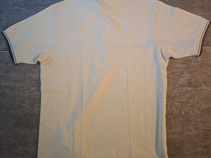 Fred Perry Mens Twin Tipped Polo Shirt White Medium