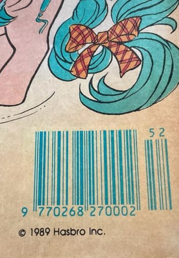 1989 Hasbro  My Little Pony magazine/comic No 120 New Year's Edition