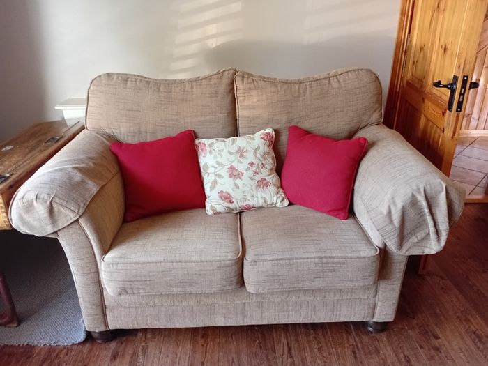 Sofas with matching cushions