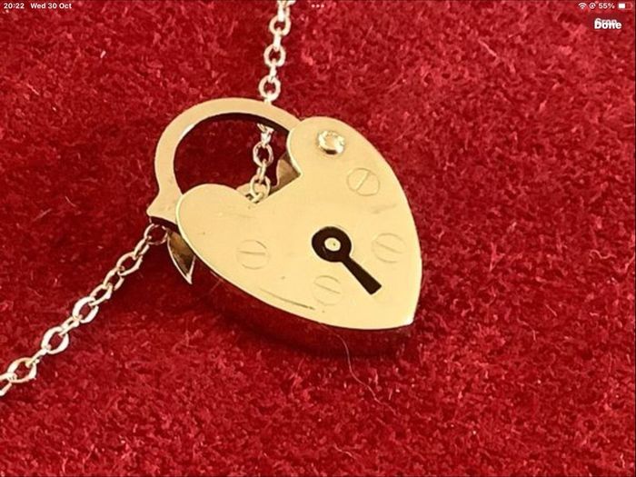 New 9ct Gold And Silver Padlocks