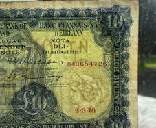 lady lavery 10 Pounds 1970 VF