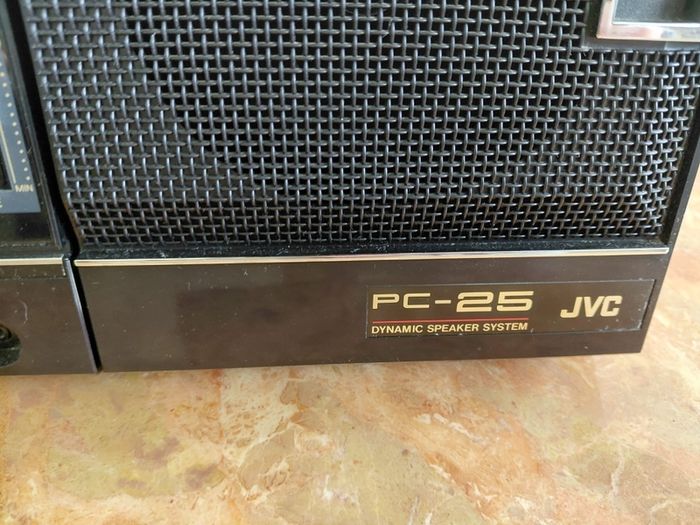 vintage JVC radio cassette PC-25E working