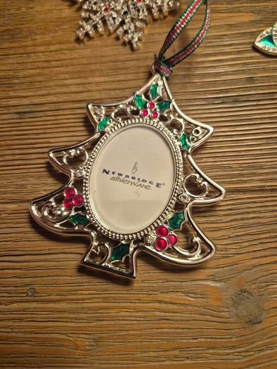 Newbridge Silverware Christmas Ornament Bundle (5) | Holiday Decorations