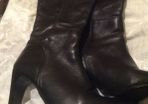 Tall leather boots