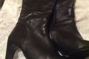 Tall leather boots