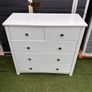 White chest of drawers Image 2