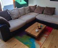 L shaped sofa couch