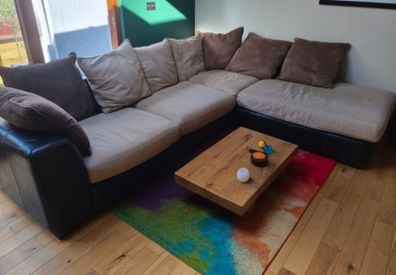L shaped sofa couch