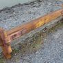 Old Country Style Woodbeam mantle / shelf Image 3