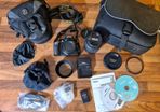 Nikon D5100 DSLR Camera + lenses+ bags
