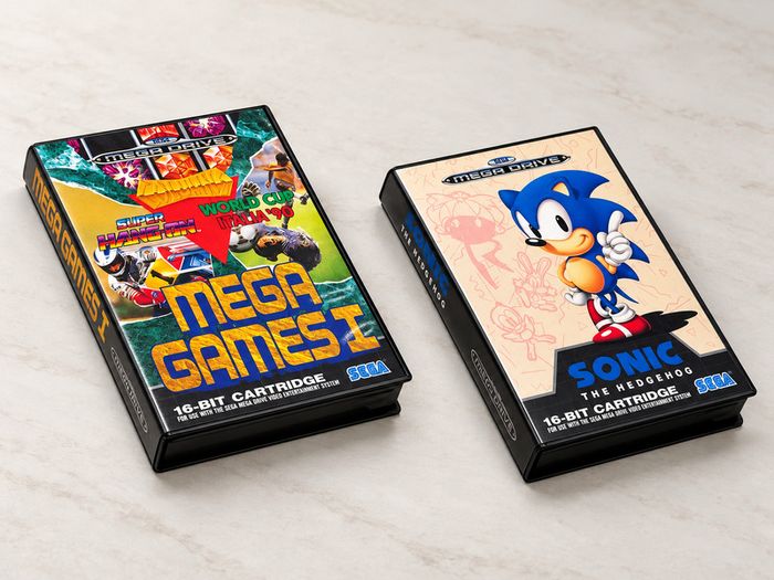 Sega Mega Drive Console - Sonic and Mega Games Rare Variant - Boxed