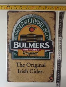 Bulmers Tin Metal sign