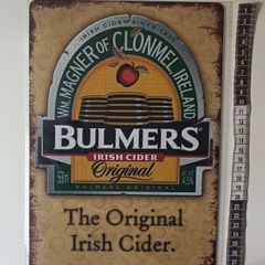 Bulmers Tin Metal sign