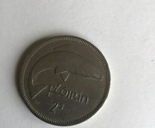 1964 Irish Florin (2 Shillings) coin