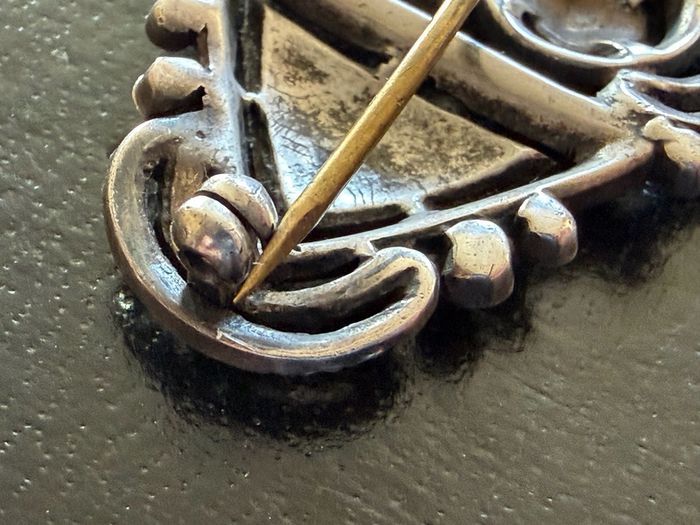 silver brooch