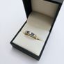 18ct Yellow Gold Sapphire & Diamond Eternity Ring Image 3