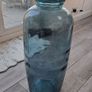 floor glass blue vase Image 6