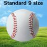 Standard 9-Inch Baseball, One Soft And One Hard Two Baseball Ball, Rounders Ball for Practice & Games, Ball Training Baseball for Outdoor Sports for Youth And Adult Image 2