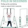 NEW SALE | Gymnastics Bars, Junior Training Kip Bar Gymnastics Equipment for Home Garden, Adjustable Height Gymnastic Folding Horizontal Bar Image 5
