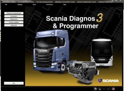 Scania Truck  Diagnostics Sdp3 & Laptop