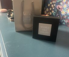seamus gill silver earrings shadow lines