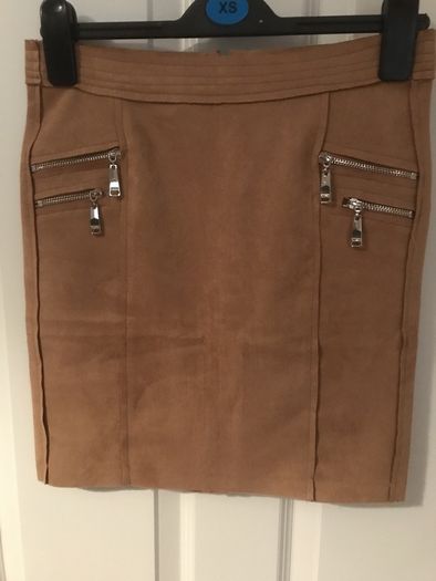 BNWT Suede Mini Skirt