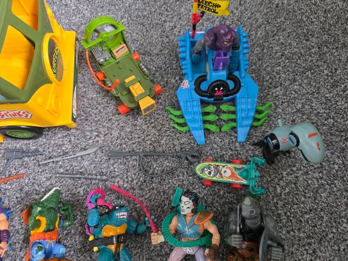 Teenage mutant teenage turtles 1980s vintage toys