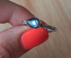 Silver ring size M