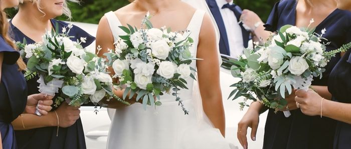 Complete wedding flowers set
