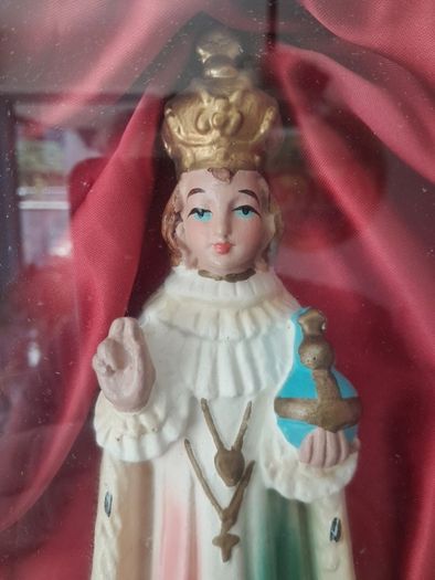 Vintage Child of Prague Shadow Box