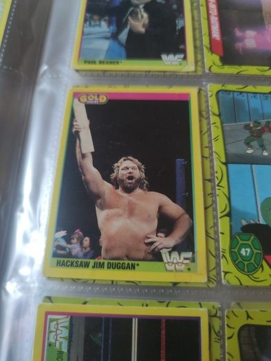 Vintage wwf cards