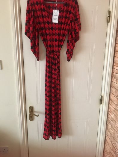zara new dress maxi