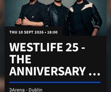 Westlife 10th September
