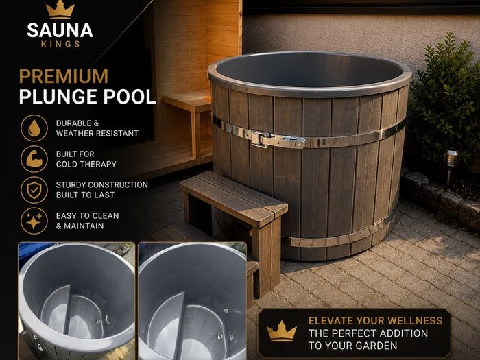 Luxury Plunge Pool for Cold Water Therapy | Premium Ice Bath | Sauna Kings