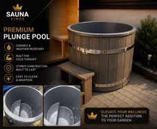 Luxury Plunge Pool for Cold Water Therapy | Premium Ice Bath | Sauna Kings