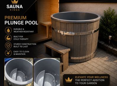 Luxury Plunge Pool for Cold Water Therapy | Premium Ice Bath | Sauna Kings