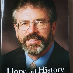 Jerry Adam's,  "Hope and History", 1st edition, signed and inscribed.
